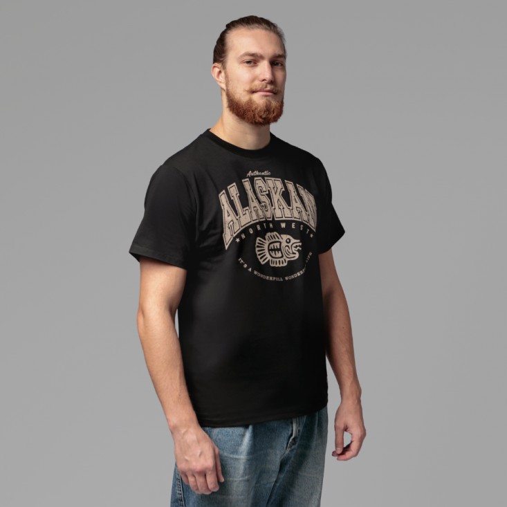 Футболка Alaskan черная XXXL