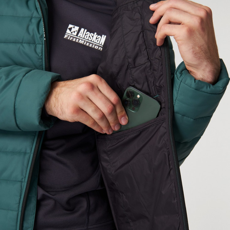 Куртка Alaskan Juneau Green L утепл.стеганая